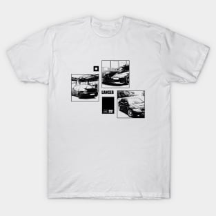 MITSUBISHI LANCER EVO IX Black 'N White Archive T-Shirt